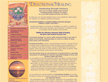 Tablet Screenshot of devotionalhealing.com